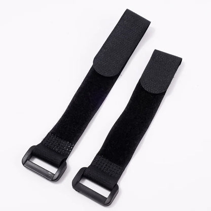 15PCS Self-Adhesive Cable Ties – 2cm Width Nylon Fastener Tapes with Reverse Buckle, Hook and Loop Straps