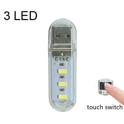 Mini Portable LED USB Light – Touch Sensor Desk Lamp with 3/8/24 LEDs for Reading, PC, Laptop & Power Bank Lighting