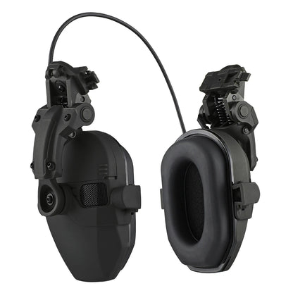 Active Helmet Mounted Earmuffs – Electronic Hearing Protection, Noise Reduction Headphones for Shooting & Hunting