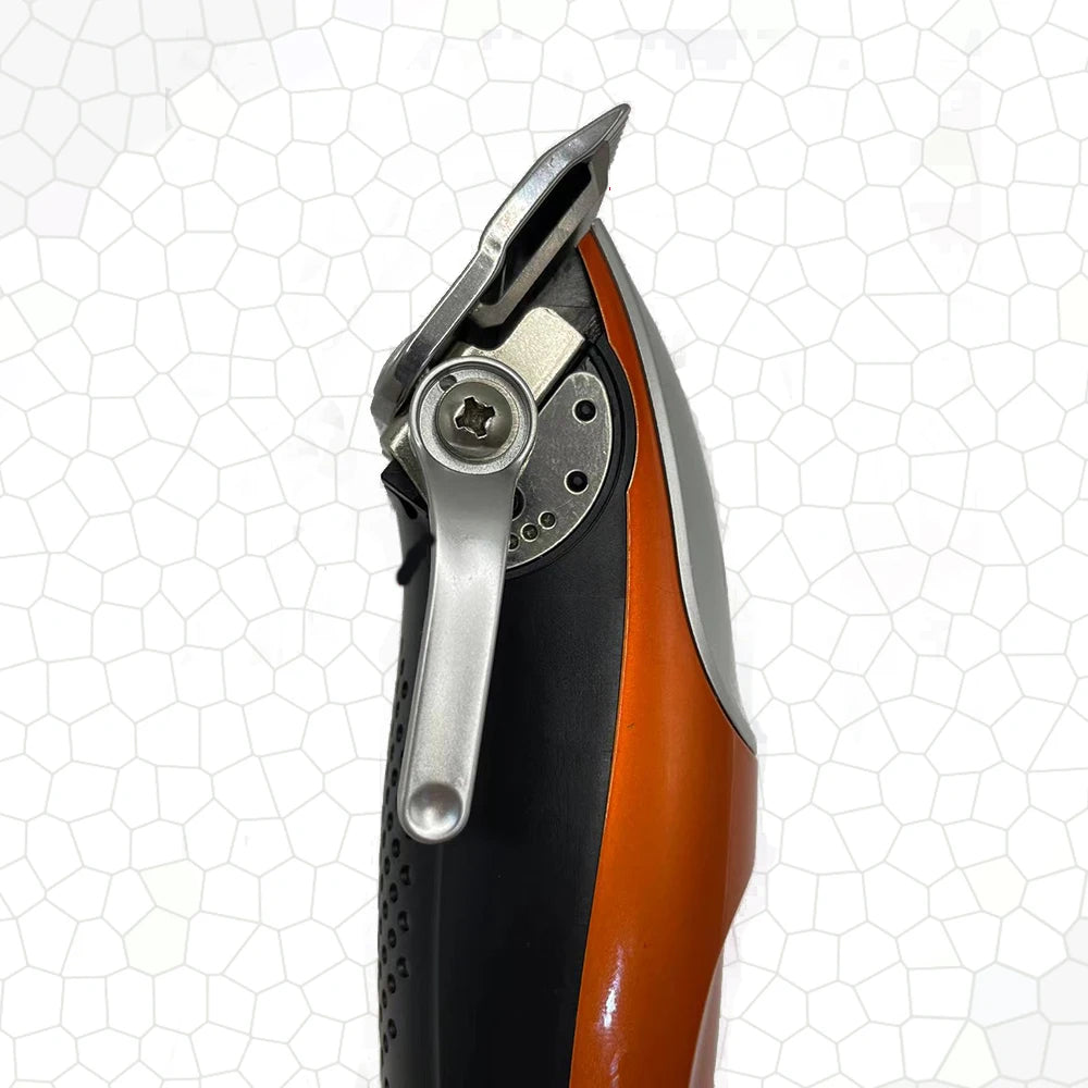 Professional Men’s Hair Clipper Set - Vintage 6500RPM Low-Noise Ceramic Blade Trimmer for Home & Salon Use