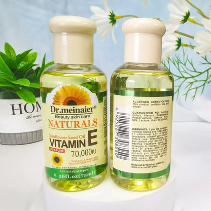 Vitamin E Facial Essence Oil 75ml – Moisturizing Skin Care Serum for Pore Care, Fine Lines & Radiant-Looking Skin