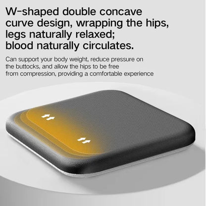 Memory Foam Seat Cushion - Comfortable Padding for Car, Office, Wheelchair, Sofa and Home Chairs