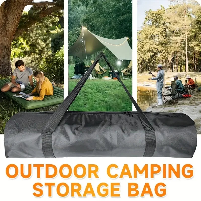 Large Oxford Cloth Camping Chair Bag – Foldable Outdoor Equipment Storage Tote with Shoulder Strap, Durable Zipper Travel Bag