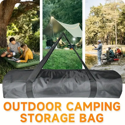 Large Oxford Cloth Camping Chair Bag – Foldable Outdoor Equipment Storage Tote with Shoulder Strap, Durable Zipper Travel Bag