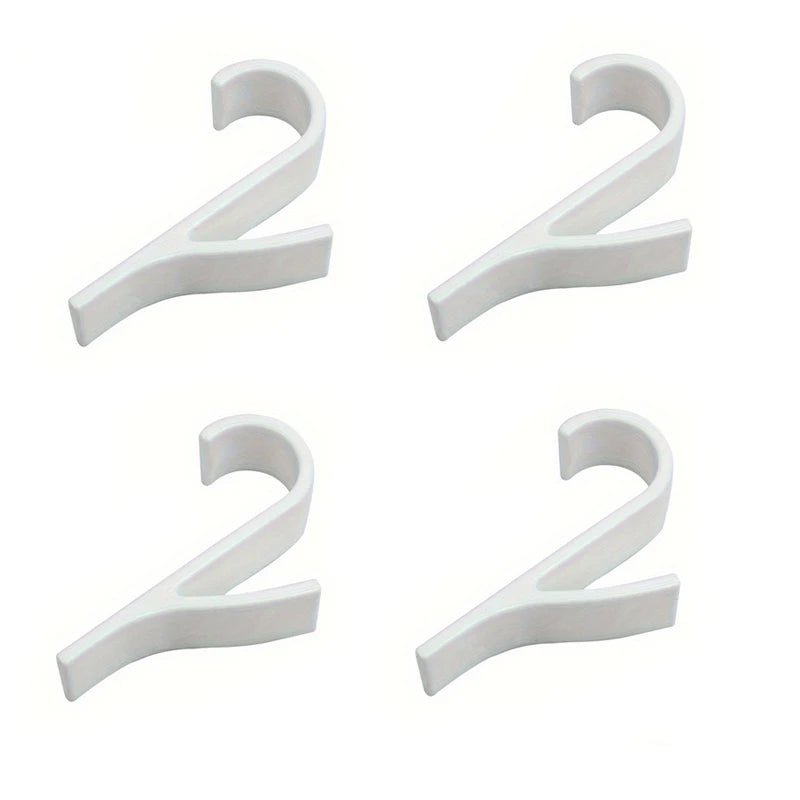 2-6PCS Heated Towel Radiator Hooks — Multi-Purpose Coat, Scarf & Clothes Hangers for Bathroom