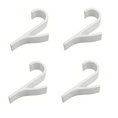 2-6PCS Heated Towel Radiator Hooks — Multi-Purpose Coat, Scarf & Clothes Hangers for Bathroom