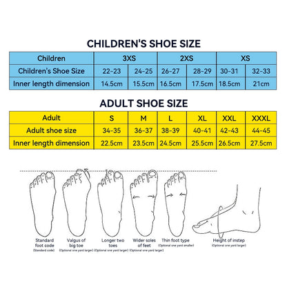 Quick-Dry Water Shoes with Rubber Sole – Non Slip Mesh Diving Socks for Beach, Swimming & Surfing – Unisex & Kids