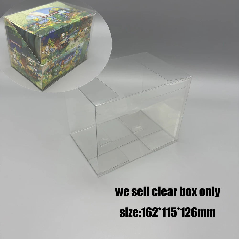 Transparent PET Storage Case - Protective Display Box for Pokémon TCG 25th Celebration Mini Tin Collection