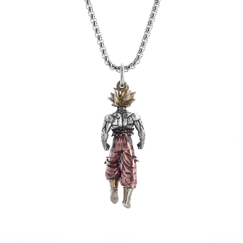 Dragon Ball Z Super Saiyan Son Goku Alloy Hip Hop Pendant – Anime Cartoon Jewelry