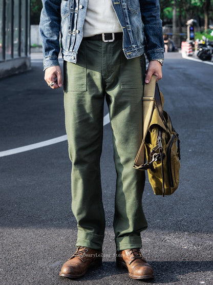 Red Tornado OG-107 Fatigue Pants - Men's Military Style Heritage Casual Trousers