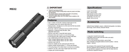 Night Vision Rifle Scope – IR850 Infrared Tactical Monocular with MOA Recording & Range Finder