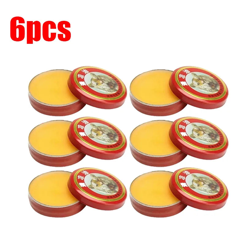 Tiger Balm Solid Ointment – 6/18/24/36pcs Essential Oil Balm for Cold, Headache, Dizziness & Muscle Relief