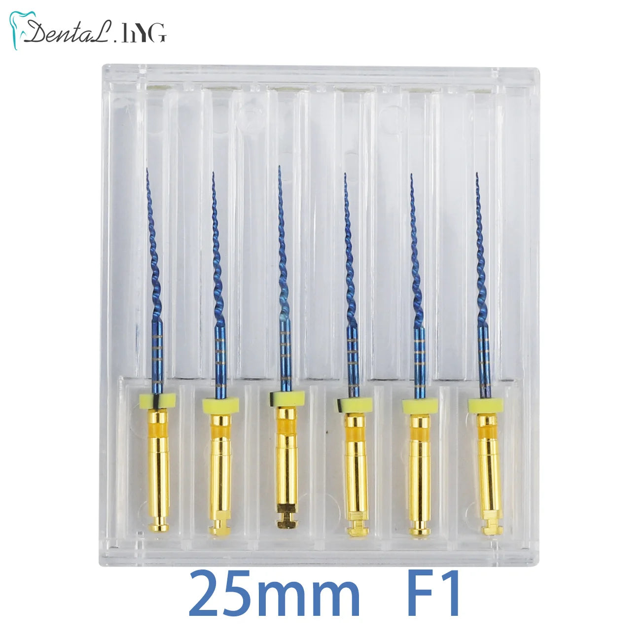 Dental SX-F3 Blue Nitinol Rotary Files – Endodontic Root Canal Engine Tool for Dentistry