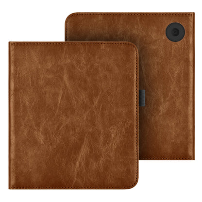 KOBO Libra 7" Leather Case – Hand Strap, Stand & Card Slot Cover for Libra Colour, Libra 2, Libra H2O (N428/N418/N873)