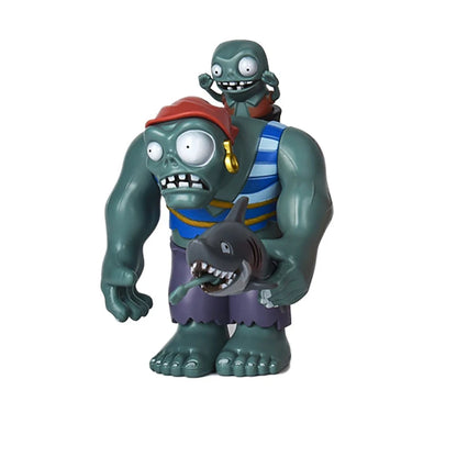 Plants vs Zombies Anime Action Figures – Peashooter & Pirate Zombie Model Set, Collectible Game Characters Kids Toy Gift Statue Figures