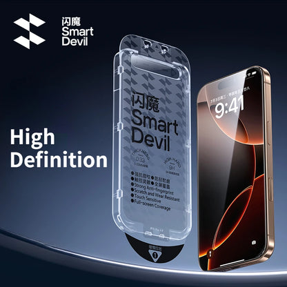SmartDevil HD Privacy Screen Protector for iPhone 16 Pro/Pro Max – 1/2PCS Tempered Glass Film, No Black Edge