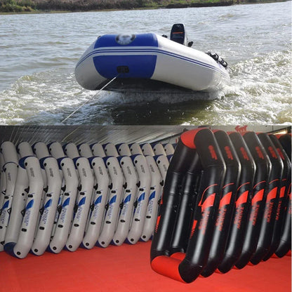 Inflatable Fishing Boat Kayak 175–260cm PVC Wear-Resistant Foldable Air Dinghy for 1–5 Persons Outdoor Water Sports & Canoeing