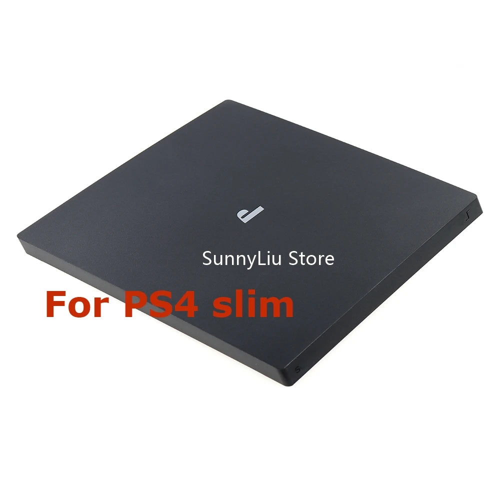 PS4 Slim & Pro Front Upper Shell Cover — Black Protective Faceplate Housing