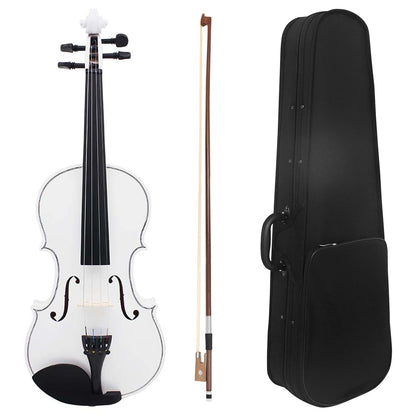 IRIN V-10 Acoustic Violin - Solid Wood Beginner Fiddle with Case, Bow & Accessories for Student Musicians