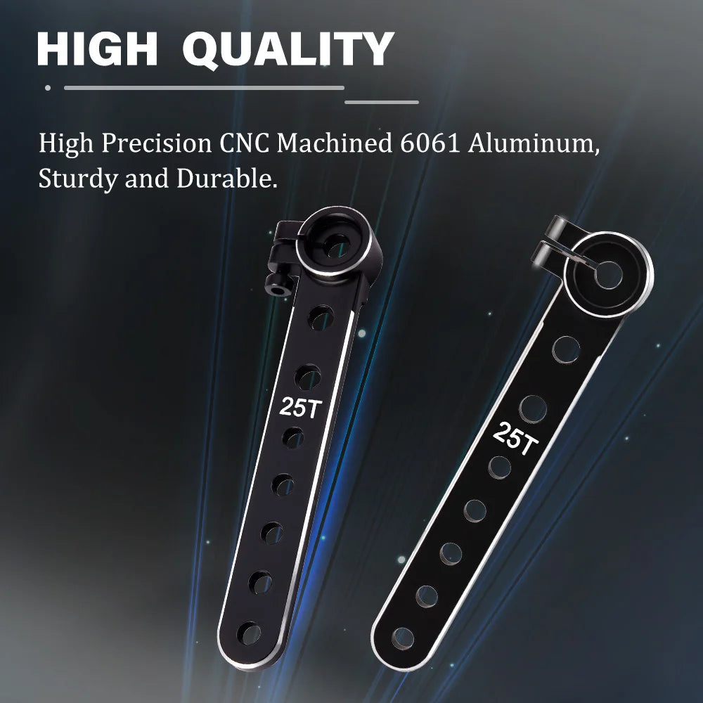 9IMOD 25T Servo Horn - 59mm Metal 25 Tooth Steering Arm Rocker for RC Fixed Wing Aircraft Parts