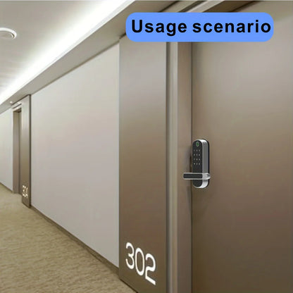 Smart Fingerprint Door Lock – Keyless WIFI Digital Touchscreen, App Remote Control, NFC, IP67 Waterproof, Includes 2 IC Cards