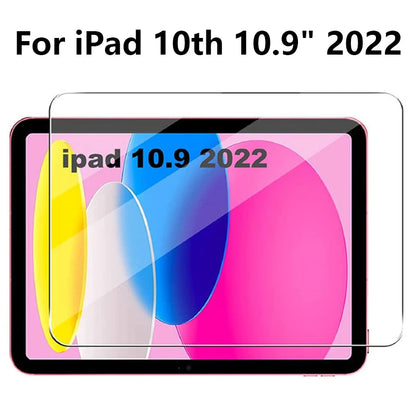 Tempered Glass Screen Protector for iPad 10th Gen 10.9" (2022) – Anti-Scratch Clear Protective Film (A2696, A2757, A2777)