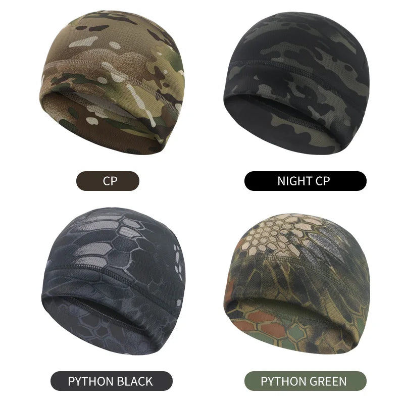 Men & Women Winter Fleece Watch Cap — Windproof Tactical Beanie for Hiking, Hunting & Outdoor Use