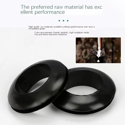 Black O Ring Rubber Washer Seals Kit | 20/40/60pcs Assortment Set | Electrical Gasket O-Ring Seals | Sizes 8mm-14mm