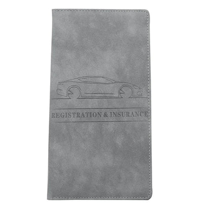 Men's Card Holder, Car Registration Vehicle License Insurance Card Holder Wallet