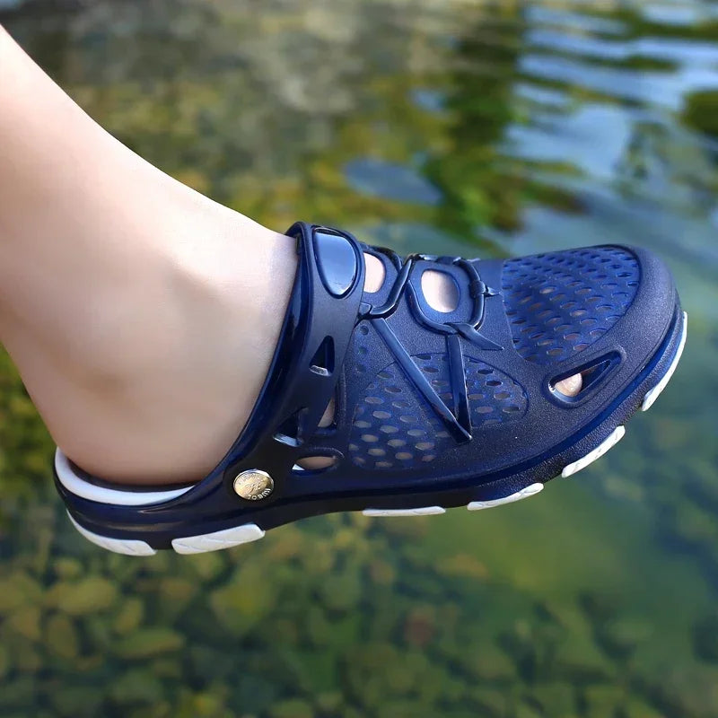 MAEDEF Men’s Summer Slippers – Anti-Slip, Wear-Resistant Comfortable Beach & Home Sandals
