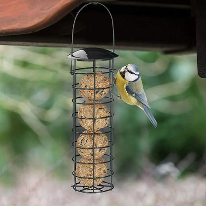 Hanging Bird Seed Feeder - PVC Tube Wild Bird Feeder for Garden, Paddock & Outdoor Pet Supplies