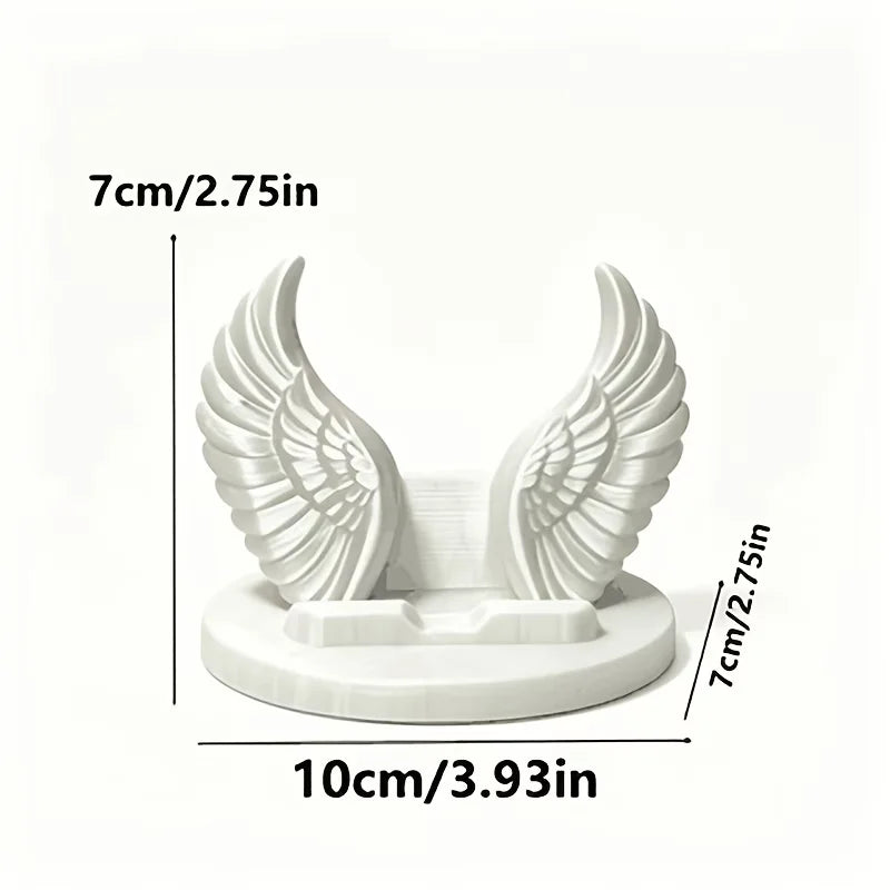 Angel Wings Phone Stand - Creative Nordic Style Desktop Ornament & Mobile Holder