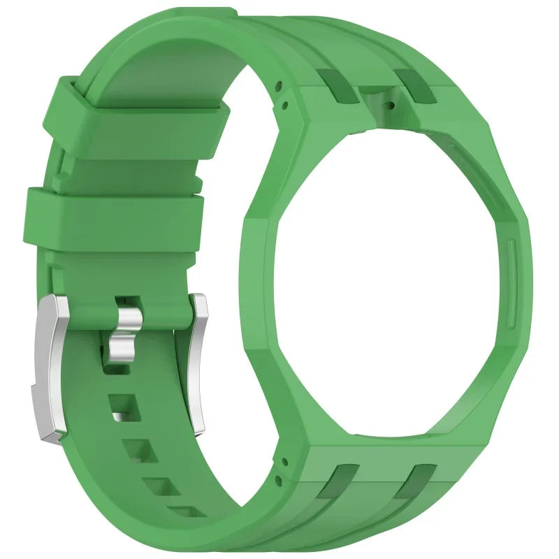 2-in-1 Swatch X AP Royal Case Strap - Silicone Wristwatch Conversion Modification Accessories