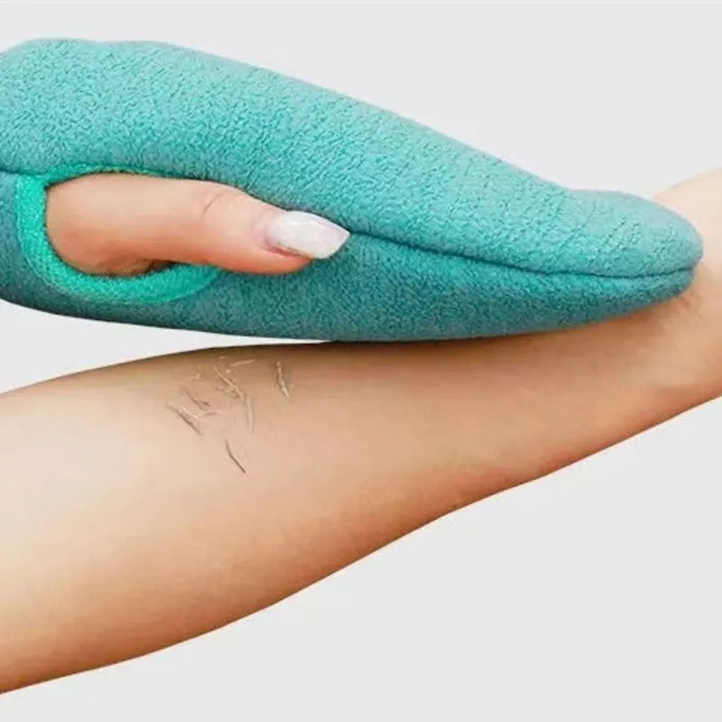 Exfoliating Bath Mitt Glove - 1PC Peeling Scrub for Body Cleaning, Dead Skin Removal, Shower SPA Massage Towel