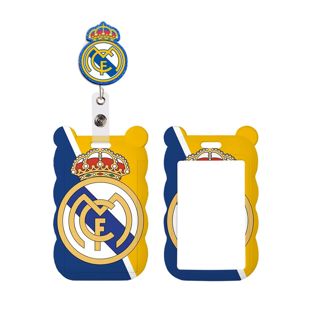 Spanish Football Neck Strap Lanyard – Cartoon Badge Holder ID Card for Kids, Students, Girls & Boys Gift