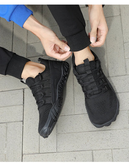 New Plus-Size Hiking & Outdoor Shoes – Wide Fit Barefoot Casual Sneakers for Men & Women