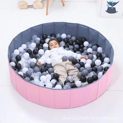 80x26cm Kids Ball Pit – Portable & Foldable Oxford Cloth Ball Pool for Toddlers & Babies, Indoor/Outdoor (Balls Not Included)