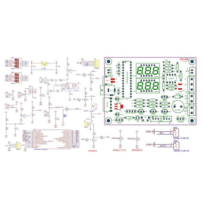 DIY PWM Signal Generator Kit - Multi-Function Frequency Meter with LED Digital Display, Adjustable Signal Output, and USB 5V Power for Electronics Projects