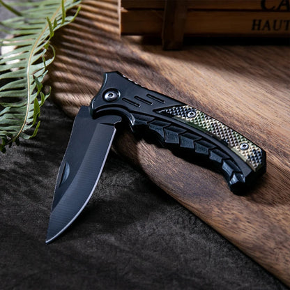 Stainless Steel Folding Fillet Knife with PP Handle – Portable Fishing & Camping Meat Cutter   2/2