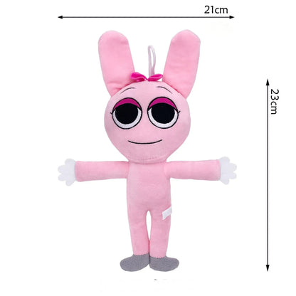 Sprunki Plush Toys – Cute Horror Game Cartoon Soft Stuffed Pillow for Kids, Birthday & Christmas Gift