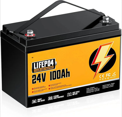 12V 300Ah LiFePO4 Battery with 200A BMS - 3840Wh Lithium Iron Phosphate Battery with Low-Temperature Protection and 15,000 Cycles
