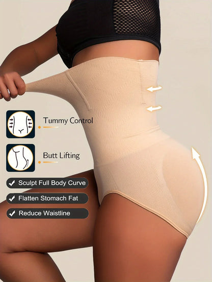 Women Slimming Shapewear - High Waist Tummy Control Trainer with Butt Enhancing Body Sculpting Fit