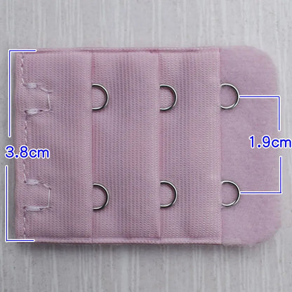 3.8cm 2-Hook Bra Extender Clip – Adjustable Back Belt Buckle for Women’s Underwear & Soft Bra Extension
