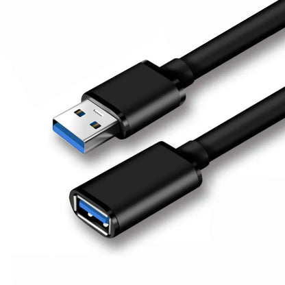 USB 3.0/2.0 Extension Cable – Male to Female High-Speed Extender for Laptop and PC