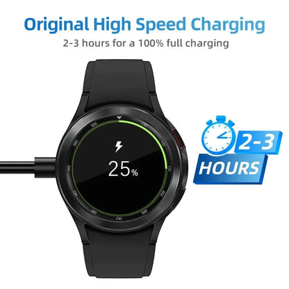 USB-C Samsung Galaxy Watch Charger - Replacement Charging Cable for Galaxy Watch 7, 6 Classic, 5 Pro, 5, 4 Classic, and 4