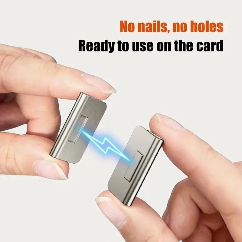Magnetic Curtain Clips - Nail-Free Blackout Closure Clips for Bedroom & Office
