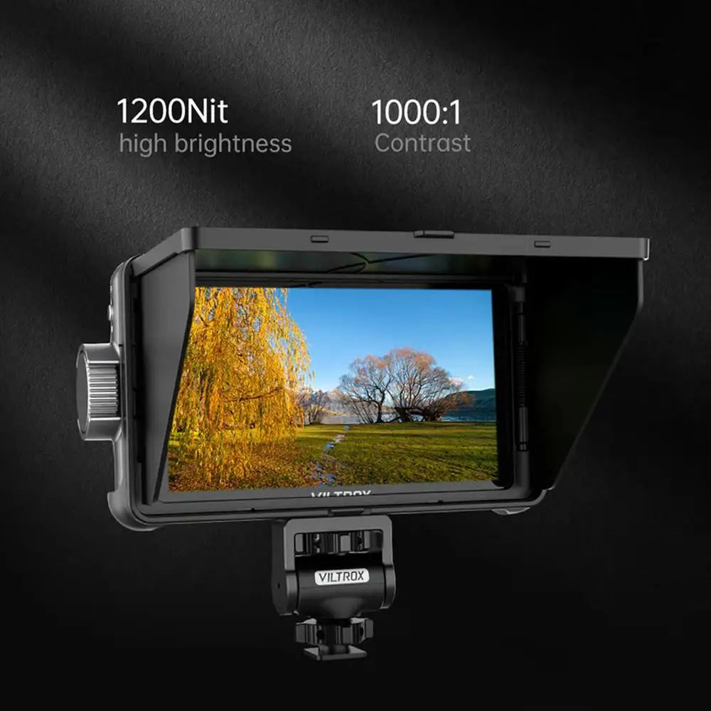 VILTROX DC-550 Pro 5.5" 4K Field Monitor - 1920×1080 HDMI Touchscreen Display with 3D LUT for Professional Video Production