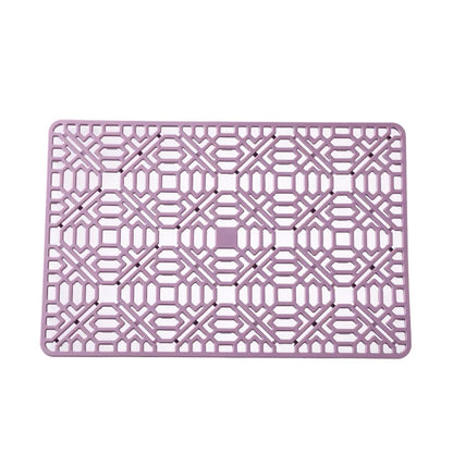 Food-Grade Silicone Hollow Insulation Mat – Non-Slip Kitchen Sink Protector & Desktop Table Mat