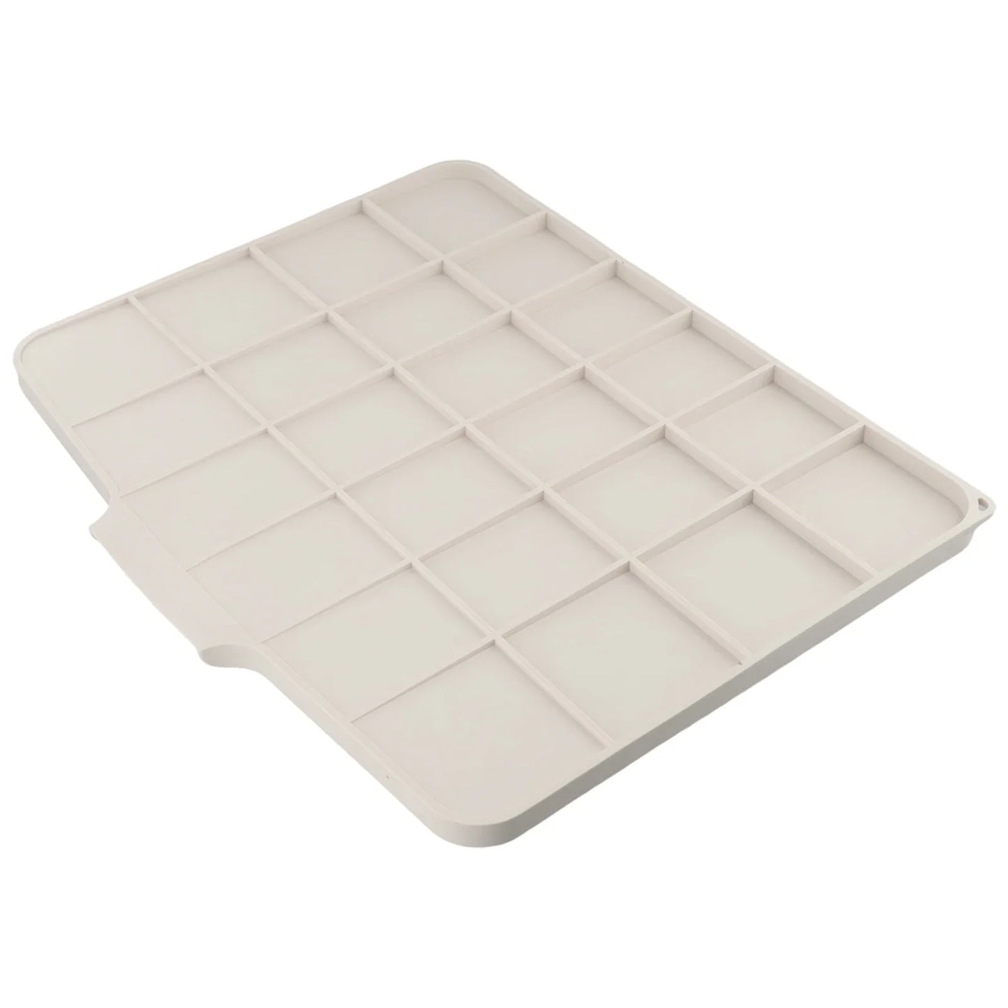 Silicone Dish Drying Mat & Drain Pad | Kitchen Coaster for Pans, Glasses, Tableware with Slope Drainage