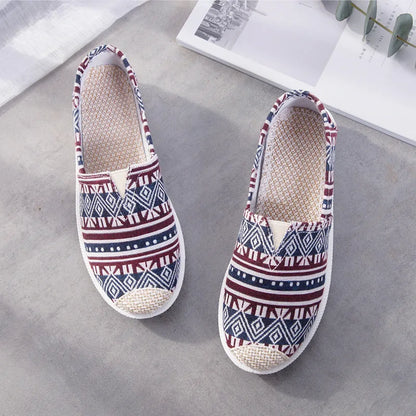 Women’s Summer Mesh Flat Shoes - Breathable Lightweight Slip-On Loafers & Casual Comfort Sneakers